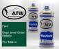 Preview: Ford, Deep Jewel Green Metallic, PA / M6414: 400ml Sprühdose + 400ml Klarlack - Set, von ATW Autoteile West.